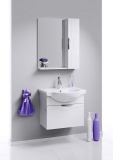 Зеркало Aqwella Н-Лайн N-Li.02.07 со шкафчиком