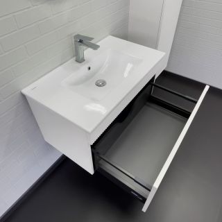 Тумба с раковиной Comforty Мадрид 00-00017865 81 см белый