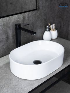 Раковина Gid N1330 51239 накладная белая 46.5x32x12