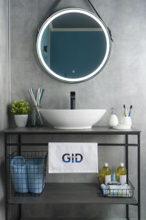 Раковина Gid N9021 51109 накладная белая 52x32x14