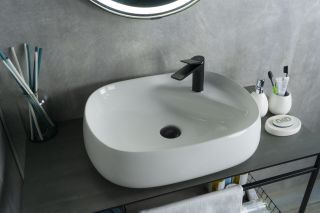 Раковина Gid N9048 51185 накладная белая 59x46x15