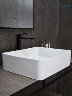 Раковина Gid N9104 51236 накладная белая 52x41x13.5