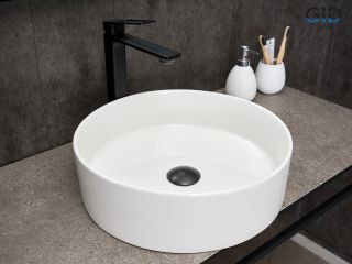 Раковина Gid N9423 51143 накладная белая 40x40x12