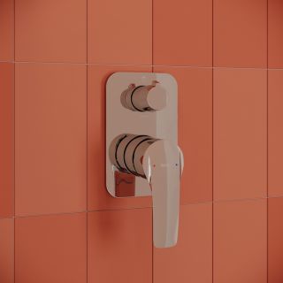 Встраиваемый смеситель с двумя выходами IDDIS Ray RAYSB00i67 хром