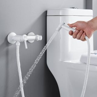 Гигиенический душ со смесителем Shevanik S107C белый