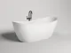 Ванна из искусственного камня Salini Noemi S-Sense 101712G 170x75см белый глянцевый