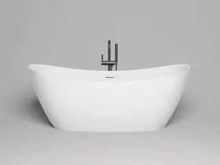 Ванна из искусственного камня Salini Noemi S-Sense 101811G 185x81см белый глянцевый