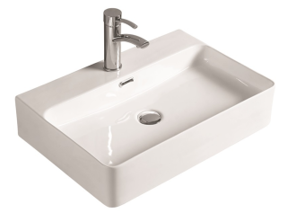 Раковина накладная SantiLine SL-1003 60см белый