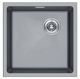 Мойка кухонная Paulmark Lumi LU45SK-GRM серый металлик