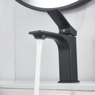 Смеситель для раковины Shevanik S6101H чёрный