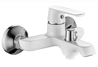 Смеситель для ванны Haiba HB60804 белый