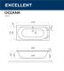 Ванна акриловая EXCELLENT Oceana 170x75