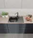 Мойка кухонная GranFest UNIQUE U-740L черный
