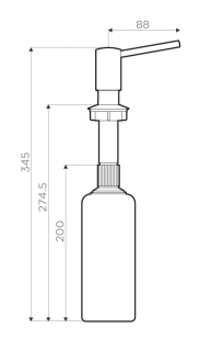 дозатор Omoikiri OM-02-MA