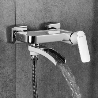 Смеситель для ванны Gappo G3248-8 белый/хром