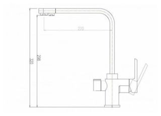 Смеситель для кухни ZORG Sanitary ZR 334 YF-WHITE