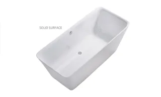 Ванна из искусственного камня Astra-Form Орион 01010050 170x75 см белый матовый