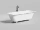 Ванна из искусственного камня Salini Orlanda Axis S-Sense 103212G 180x80см белый глянцевый
