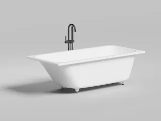 Ванна из искусственного камня Salini Orlanda Kit S-Sense 102116MRH 170x80см RAL снаружи