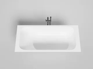 Ванна из искусственного камня Salini Orlanda Kit S-Stone 102122MRH 180x80см RAL снаружи