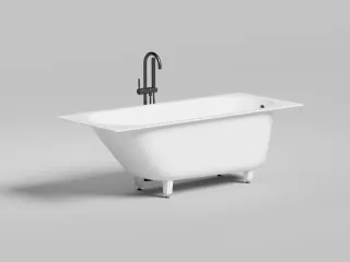 Ванна из искусственного камня Salini Ornella S-Sense 102313G 170x70см белый глянцевый