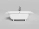 Ванна из искусственного камня Salini Ornella Axis S-Sense 103413M 170x75см белый матовый