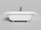 Ванна из искусственного камня Salini Ornella Axis Kit S-Sense 103512M 190x90см белый матовый