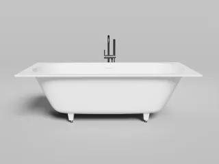 Ванна из искусственного камня Salini Ornella Axis Kit S-Sense 103512GRF 190x90см RAL полностью