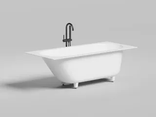 Ванна из искусственного камня Salini Ornella Kit S-Sense 102411GRF 170x75см RAL полностью