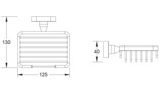 Мыльница Shevanik SG5104H чёрный