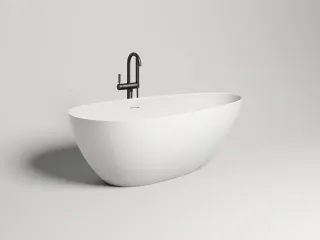 Ванна из искусственного камня Salini Paola In S-Stone 101612SMRF 172x82см RAL полностью