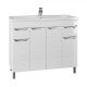 Напольная тумба под раковину Санта Родос 206016 100 см белый