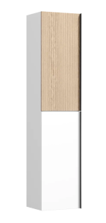 Пенал подвесной Sancos Delta PDL35W 35см дуб светлый/белый