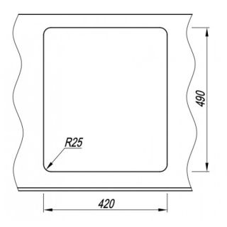 Кухонная мойка Florentina Пьемонт 440 песочный