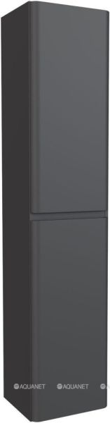 Пенал Aquanet Эмбер 330472 35 см чёрный матовый