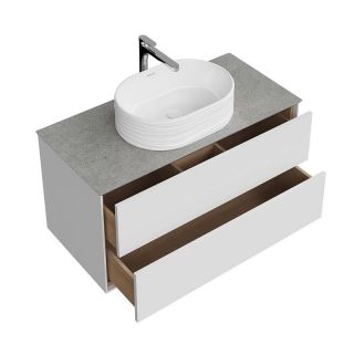 Тумба под раковину Kerama Marazzi Plaza Modern PLB.M.100.2\WHT.V 100 см белый