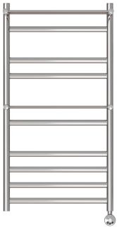 Полотенцесушитель электрический Point Артемида PN14150PE 50x100см с двумя полками левый/правый хром