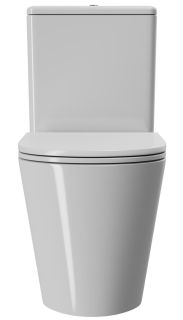 Унитаз-компакт Point Виктория PN42061 безободковый белый