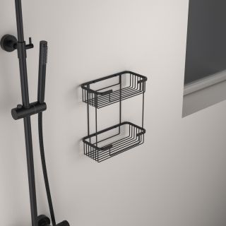 Полка двойная Timo Saona 13083/03 чёрный