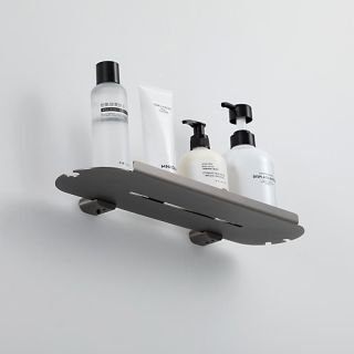 Полка в ванную Gappo 45 см G30907-9 оружейная сталь