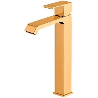 Смеситель для раковины высокий Cezares PORTA-LC-SR золото