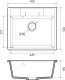 Мойка кухонная GranFest CLASSIC Q-561 песочный