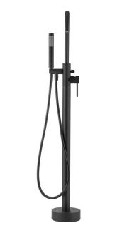 Напольный смеситель для ванны Swedbe Spira 4000B чёрный