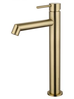 Смеситель для раковины Wonzon & Woghand WW-H1064-BG брашированное золото