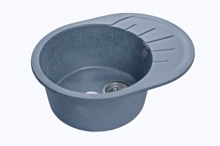 Мойка кухонная GranFest Графит Rondo R-580 L граф