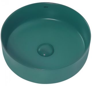 Раковина ABBER Bequem AC2108MBG 36см тёмно-зелёный матовый