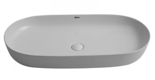 Раковина ABBER Bequem AC2110MLG 80см светло-серый матовый