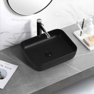 Раковина ABBER Rechteck 50см чёрный матовый AC2202MB