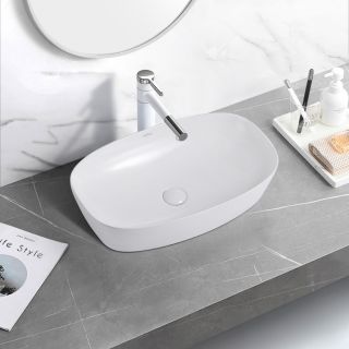 Раковина ABBER Rechteck 60см белый AC2206