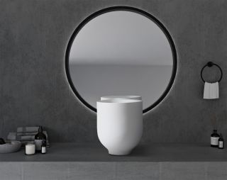 Раковина ABBER Stein AS2618 40см белый матовый